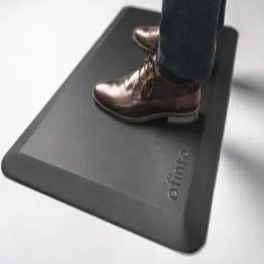 Ofinto Standing Mat tapis ergonomique Noir - Confort pour bureau assis-debout – Image 3