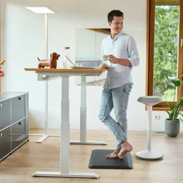 Ofinto Standing Mat tapis ergonomique Noir - Confort pour bureau assis-debout – Image 7