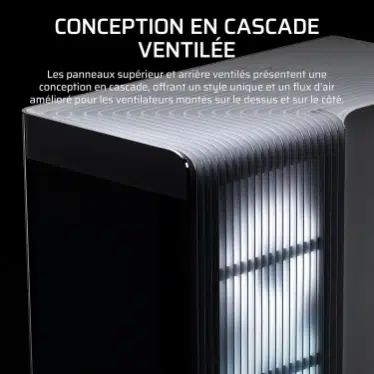 Corsair FRAME 4500X RS-R ARGB Blanc - Verre panoramique / USB-C / Mid-Tower – Image 4