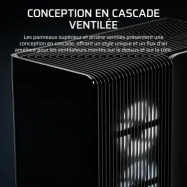Corsair FRAME 4500X LX-R RGB LINK Noir - Verre panoramique / USB-C / Mid-Tower – Image 4