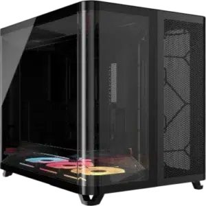 Corsair AIR 5400 LX-R RGB LINK Mid-Tower Black - Verre trempé / USB-C / E-ATX