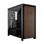 Corsair FRAME 4000D WOOD RS boîtier PC moyen-tour Noir Noyer - Verre trempé et 4 ventilateurs PWM