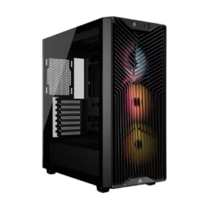 Corsair 3200D RS ARGB boîtier PC moyen-tour Noir - Verre trempé et 3 ventilateurs ARGB