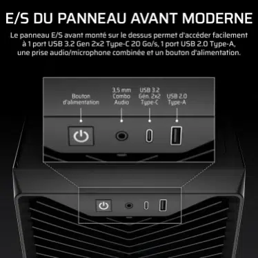 Corsair 3200D RS ARGB boîtier PC moyen-tour Noir - Verre trempé et 3 ventilateurs ARGB – Image 11