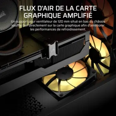 Corsair 3200D RS ARGB boîtier PC moyen-tour Noir - Verre trempé et 3 ventilateurs ARGB – Image 7