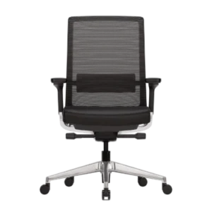 Ofinto Active chaise ergonomique Premium - Accoudoirs 4D - Soutien Lombaire - Aluminium noir