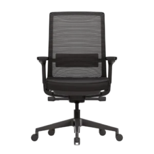 Ofinto Active chaise ergonomique Premium - Accoudoirs 4D - Soutien Lombaire - Noir mat