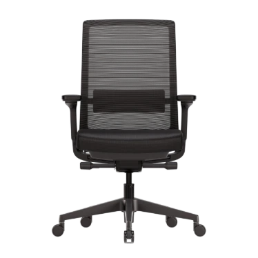 Ofinto Active chaise ergonomique Premium - Accoudoirs 4D - Soutien Lombaire - Noir mat