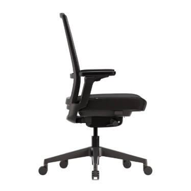 Ofinto Active chaise ergonomique Premium - Accoudoirs 4D - Soutien Lombaire - Noir mat – Image 3