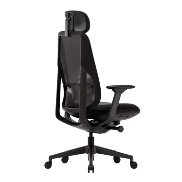 Ofinto Cloud chaise ergonomique Noire avec accoudoirs + appui-tête – Image 3