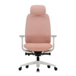 Ofinto Cloud chaise ergonomique Rouge avec accoudoirs + appui-tête