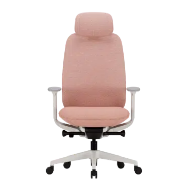 Ofinto Cloud chaise ergonomique Rouge avec accoudoirs + appui-tête