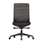 Ofinto Ergo chaise ergonomique Noire sans accoudoirs - Soutien lombaire réglable