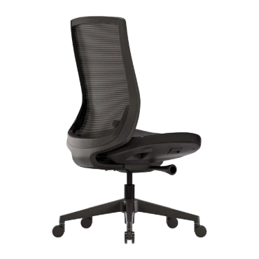 Ofinto Ergo chaise ergonomique Noire sans accoudoirs - Soutien lombaire réglable – Image 2