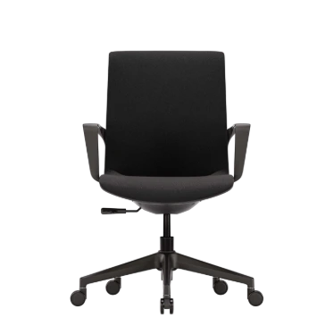 Ofinto Flex Office chaise ergonomique Noire avec accoudoirs - Design moderne