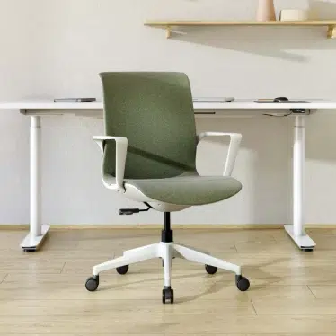Ofinto Flex Office chaise ergonomique Verte avec accoudoirs - Design moderne – Image 5