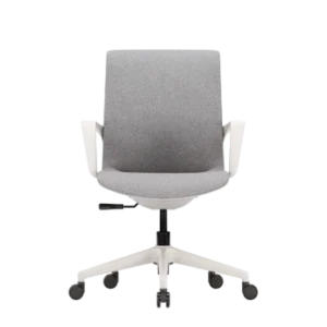 Ofinto Flex Office chaise ergonomique Blanche avec accoudoirs - Design moderne