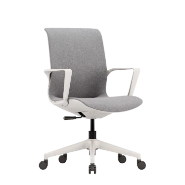 Ofinto Flex Office chaise ergonomique Blanche avec accoudoirs - Design moderne – Image 2