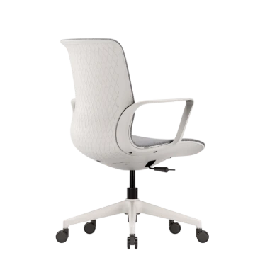 Ofinto Flex Office chaise ergonomique Blanche avec accoudoirs - Design moderne – Image 4