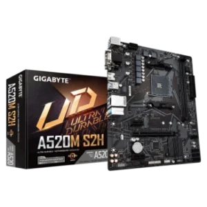 Gigabyte A520M S2H Carte Mère Micro-ATX AM4 DDR4 M.2 PCIe 3.0