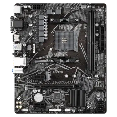 Gigabyte A520M S2H Carte Mère Micro-ATX AM4 DDR4 M.2 PCIe 3.0 – Image 2