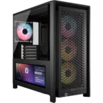 CORSAIR FRAME 4000D LCD RS ARGB Premium Noir - Écran tactile 14,5" et 4 ventilateurs ARGB