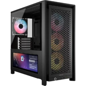 CORSAIR FRAME 4000D LCD RS ARGB Premium Noir - Écran tactile 14,5" et 4 ventilateurs ARGB