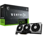 MSI GeForce RTX 5080 VENTUS 3X OC 16 Go GDDR7 PCIe 5.0