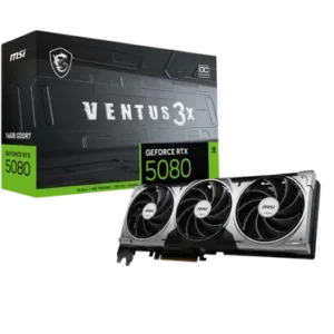 MSI GeForce RTX 5080 VENTUS 3X OC 16 Go GDDR7 PCIe 5.0