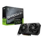 MSI GeForce RTX 5060 Ti SHADOW 2X OC PLUS 8 Go GDDR7 PCIe 5.0