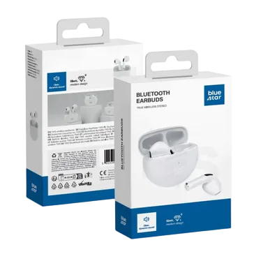 Blue Star TX3 Écouteurs True Wireless Bluetooth 5.3 Blanc – Image 7