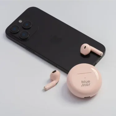 Blue Star TX3 Écouteurs True Wireless Bluetooth 5.3 Rose – Image 4