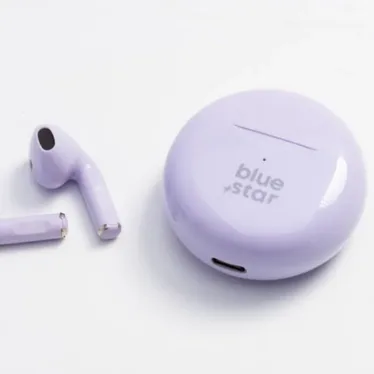 Blue Star TX3 Écouteurs True Wireless Bluetooth 5.3 Lavande – Image 6