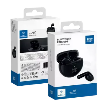 Blue Star TX3 Écouteurs True Wireless Bluetooth 5.3 Noir – Image 6