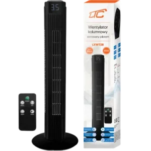 LTC WT28 Ventilateur Tour 82 cm 45 W Oscillant avec Télécommande