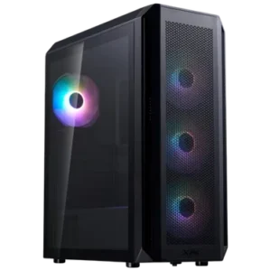 ADATA XPG VALOR AIR PLUS Boîtier PC Moyen Tour ATX Verre trempé Noir