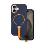 Coque LOOP STRAP MAG pour iPhone 17 / iPhone 18 avec sangle et MagSafe Bleu marine