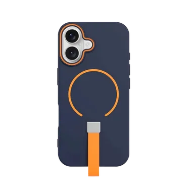 Coque LOOP STRAP MAG pour iPhone 17 / iPhone 18 avec sangle et MagSafe Bleu marine – Image 2