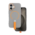 Coque LOOP STRAP MAG pour iPhone 17 / iPhone 18 avec sangle et MagSafe Gris