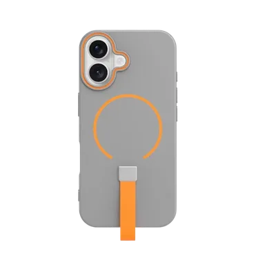Coque LOOP STRAP MAG pour iPhone 17 / iPhone 18 avec sangle et MagSafe Gris – Image 2