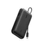 Belkin UltraCharge Batterie externe 10 000 mAh 45W USB-C PD USB-A avec câble intégré Noir