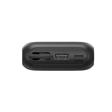 Belkin UltraCharge Batterie externe 10 000 mAh 45W USB-C PD USB-A avec câble intégré Noir – Image 2