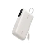 Belkin UltraCharge Batterie externe 10 000 mAh 45W USB-C PD USB-A avec câble intégré Sable
