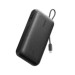 Belkin UltraCharge Batterie externe 20 000 mAh 45W USB-C PD USB-A avec câble intégré Noir