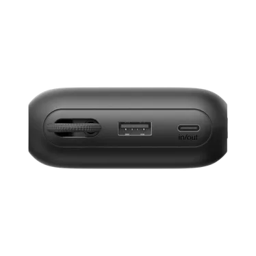 Belkin UltraCharge Batterie externe 20 000 mAh 45W USB-C PD USB-A avec câble intégré Noir – Image 2