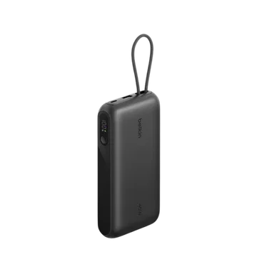 Belkin UltraCharge Batterie externe 20 000 mAh 45W USB-C PD USB-A avec câble intégré Noir – Image 4