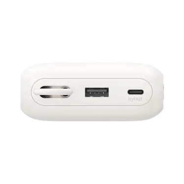 Belkin UltraCharge Batterie externe 20 000 mAh 45W USB-C PD USB-A avec câble intégré Sable – Image 2
