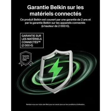 Belkin BoostCharge Slim Batterie externe magnétique Qi2 5 000 mAh 15W USB-C PD 20W Noir – Image 11