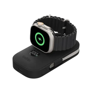 Belkin BoostCharge Pro Batterie externe 10 000 mAh 45W USB-C avec chargeur Apple Watch Noir