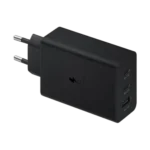 Samsung Chargeur Secteur Ultra Rapide TRIO 65 W 2 USB-C + USB-A Noir